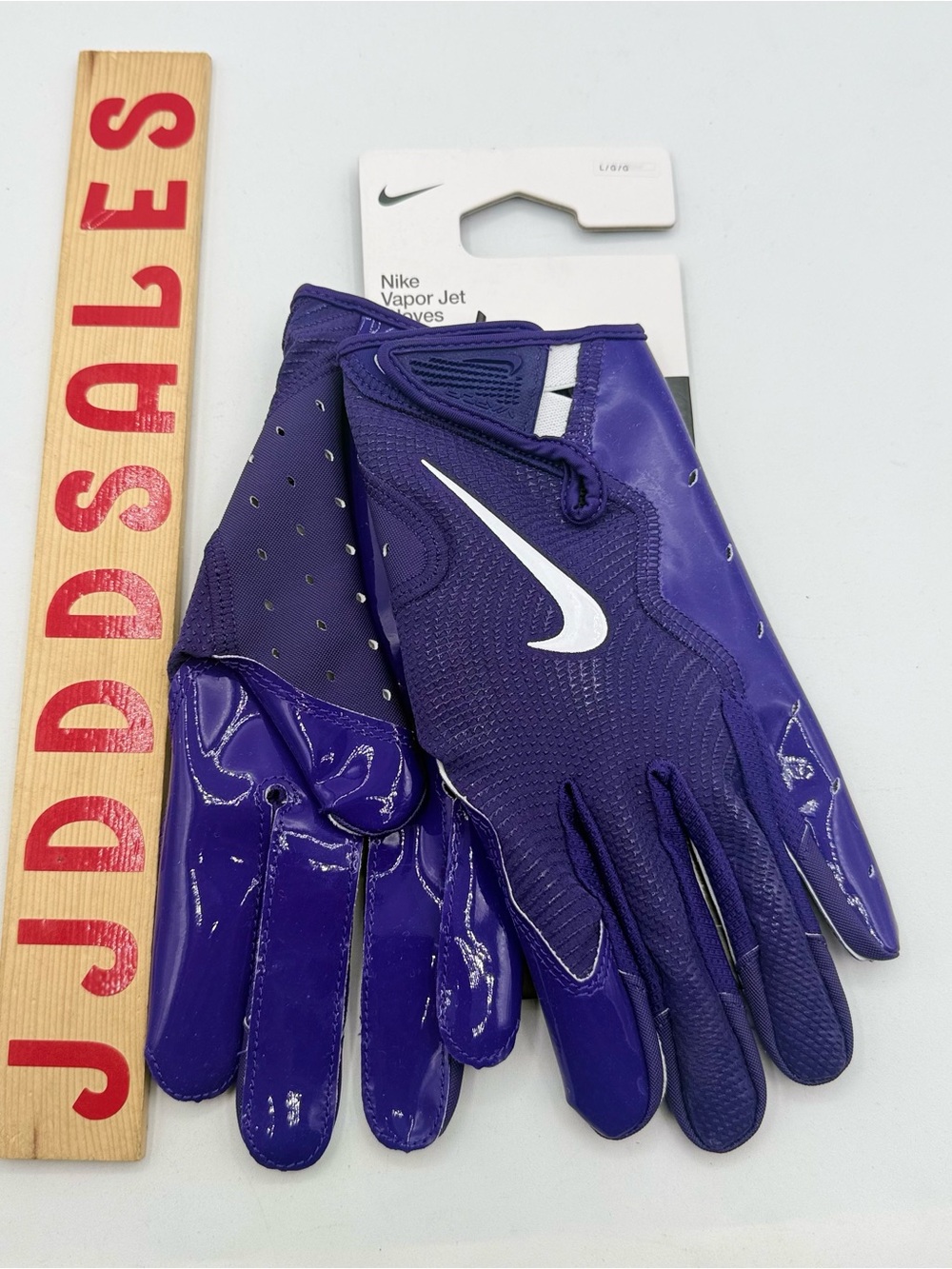 Nike Vapor Jet 8.0 NFL Football Gloves Purple HF0315-517 Men’s Sz Large NWT $65